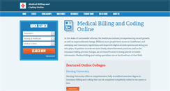 Desktop Screenshot of medicalbillingandcodingonline.com