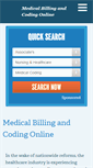 Mobile Screenshot of medicalbillingandcodingonline.com
